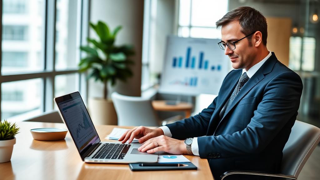 Equipe empresarial analisando resultados